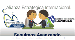Desktop Screenshot of laboratoriomarreroblanco.com
